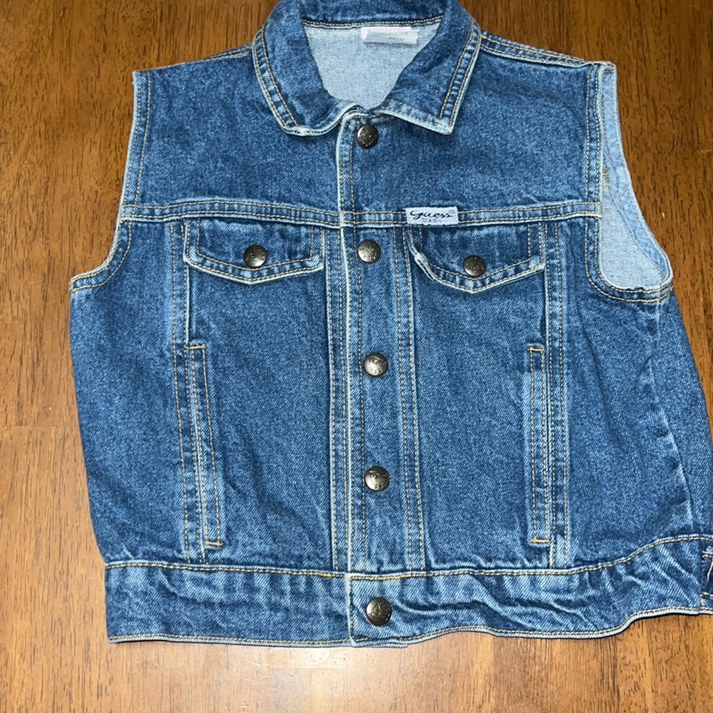 Vintage Guess Girls Jean vest 4/5